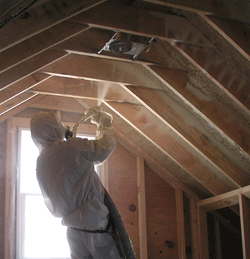 Santa Ana CA attic spray foam insulation